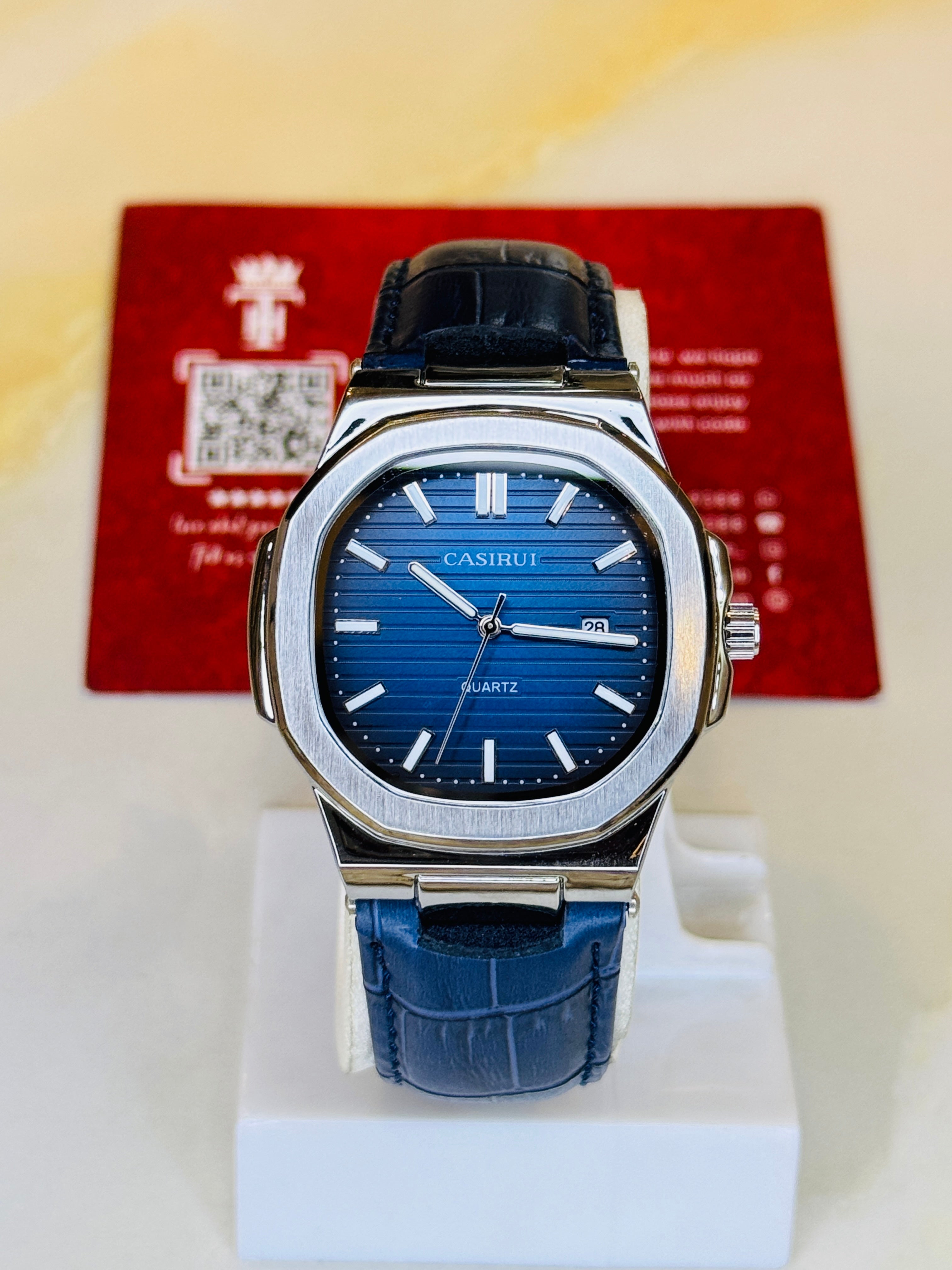 Navy Blue Casirui Nautilus Watch