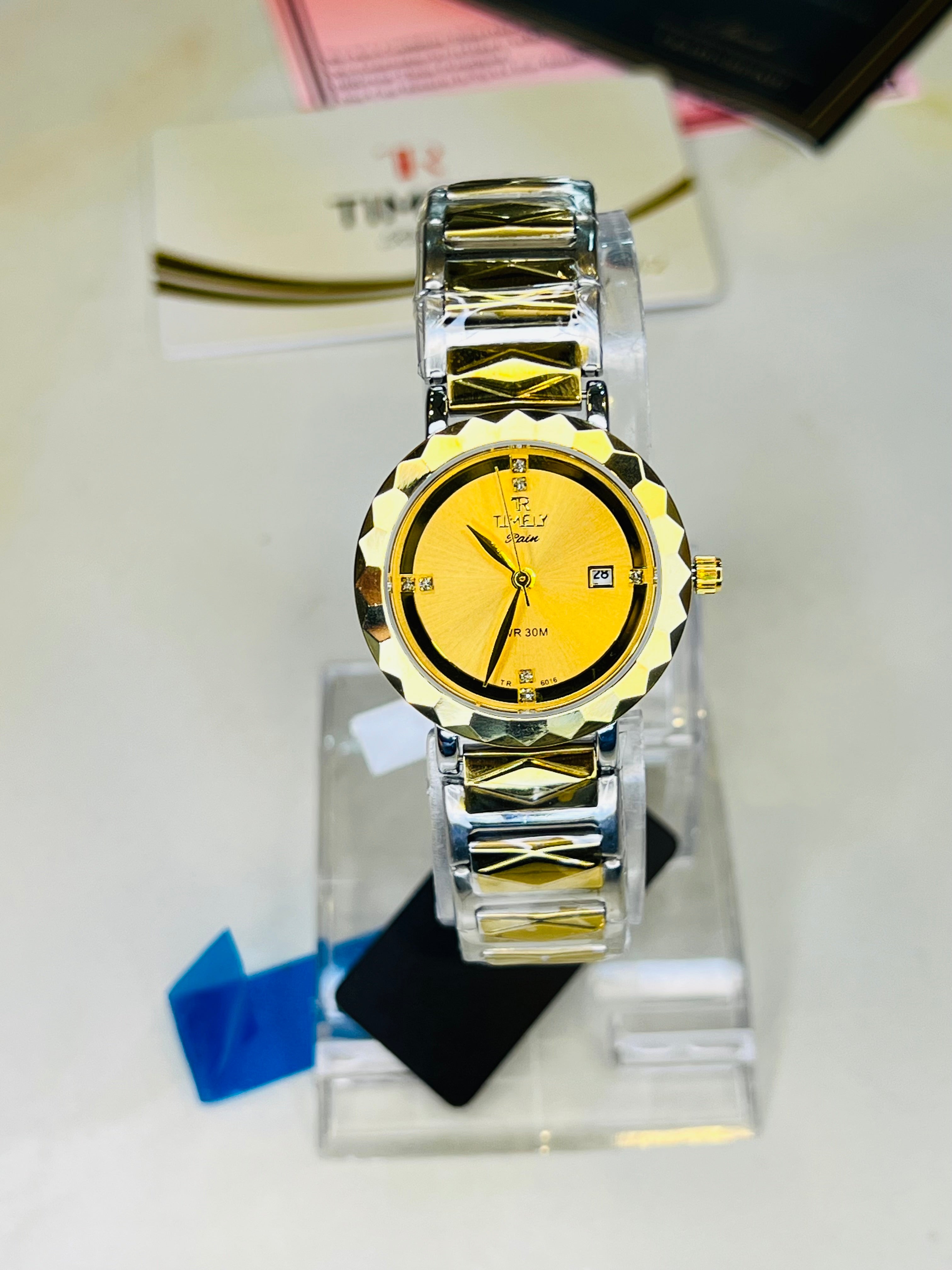 Timely Silver Gold Watch For Her