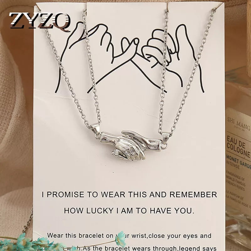 Shaking Hands Magnetic Pendants