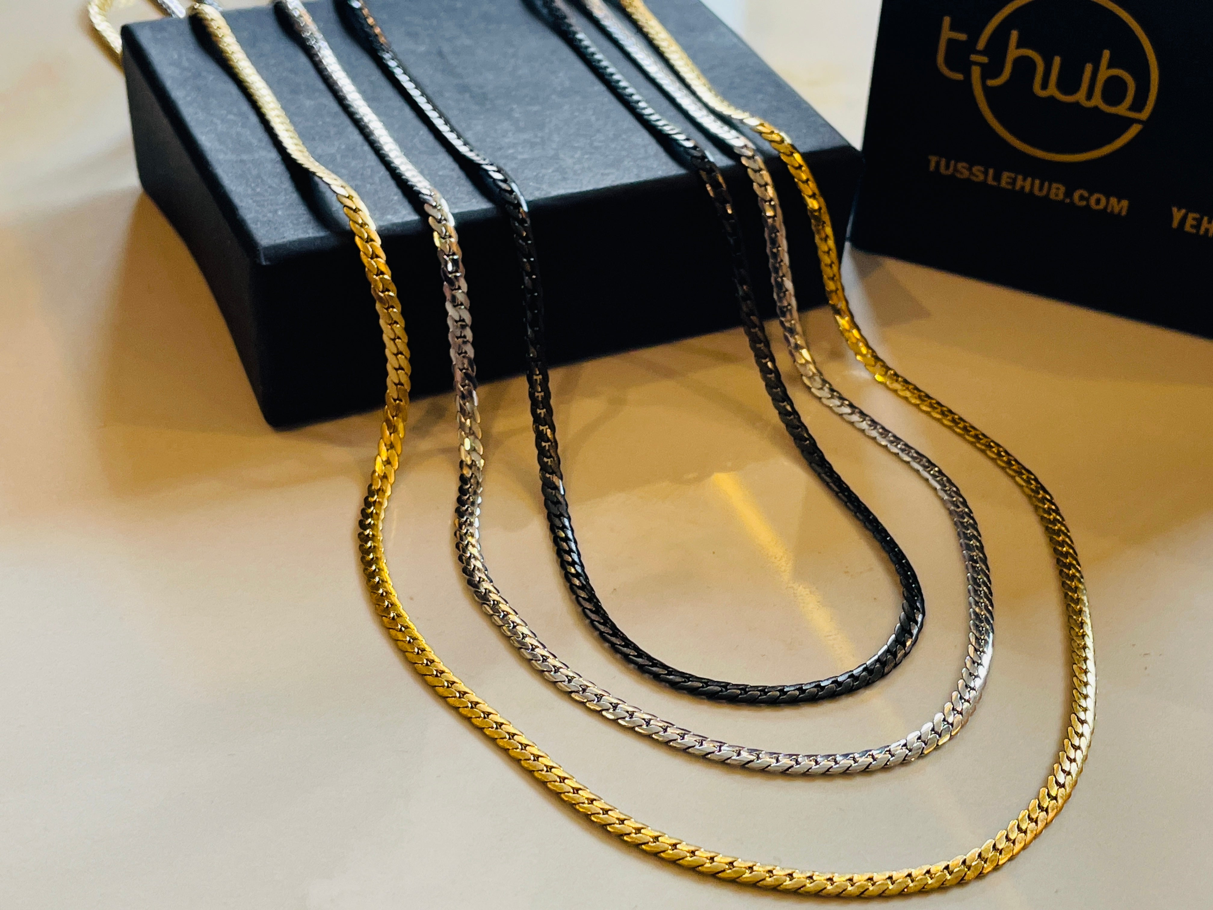 Premium Curb Chain ( 316L Stainless Steel)