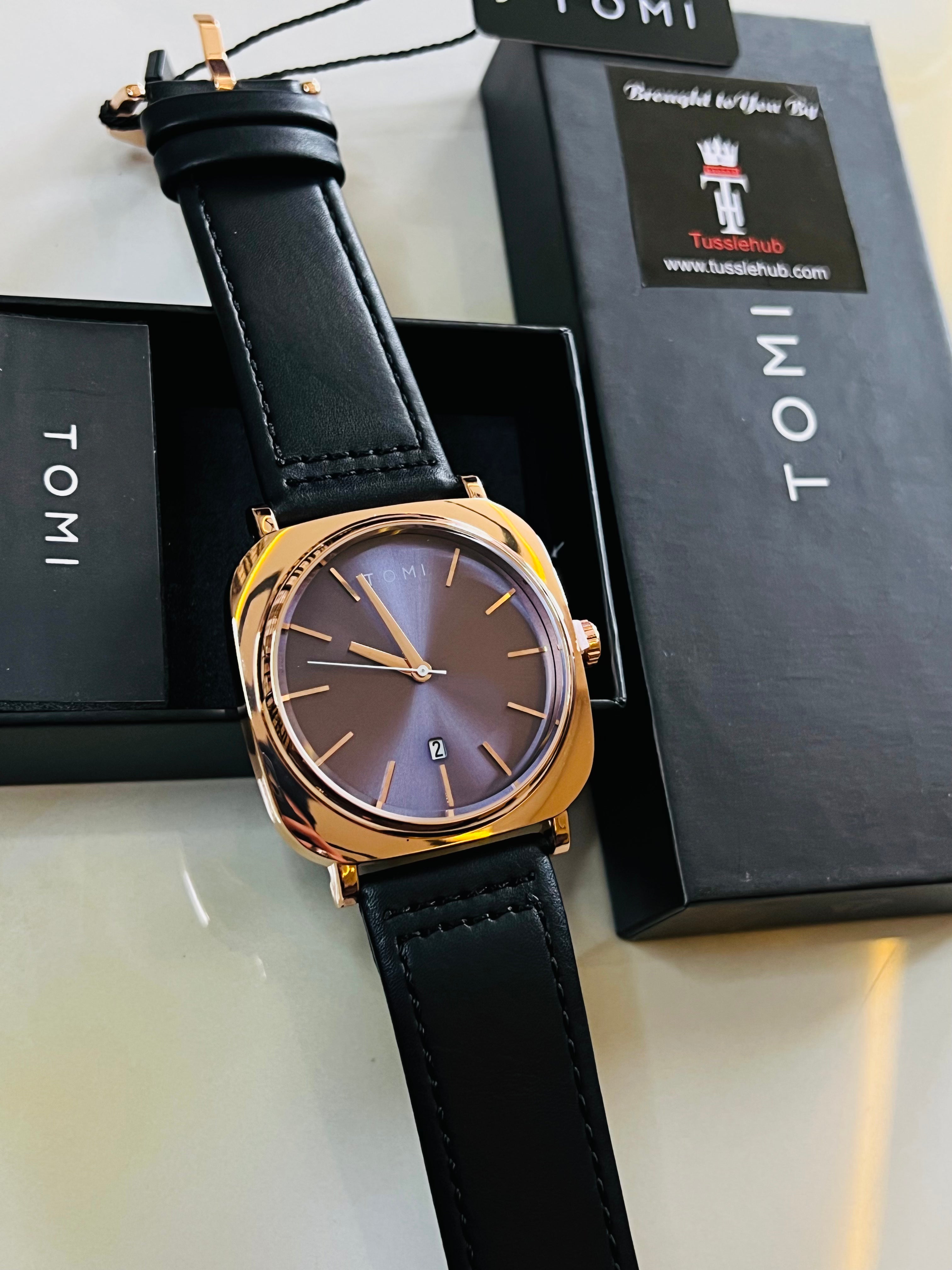 Tomi Business Class Gold Dial Watch