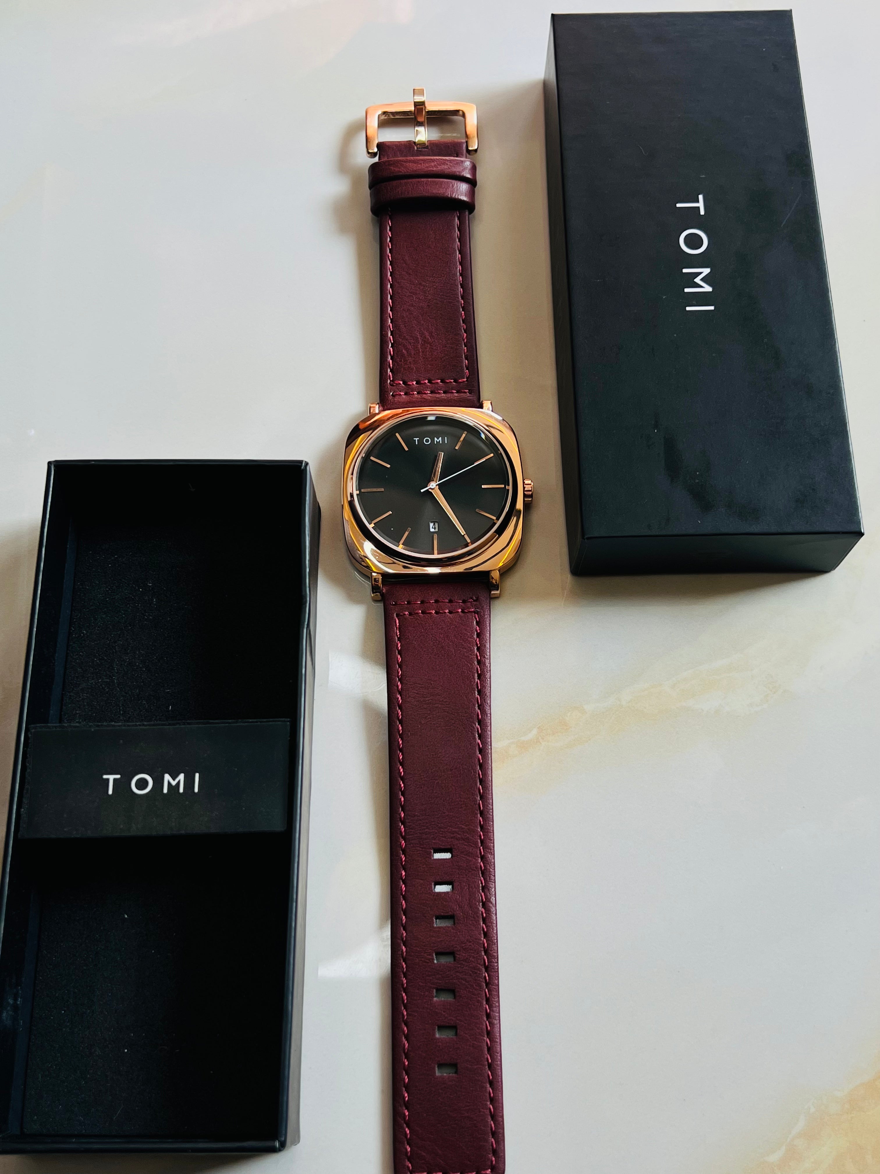 Tomi Coffee Gold Business Class Watch