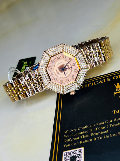 Rose Gold Octa Kaluuya Watch For Her