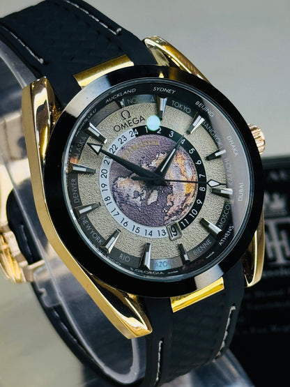 Black Copper Aqua Terra Omega Watch