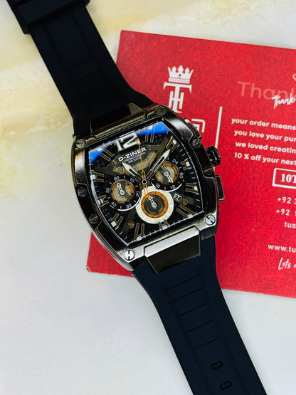 D-Ziner RM All Black Chronograph Watch