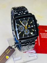 Timekey Square Chain Chronograph Watch