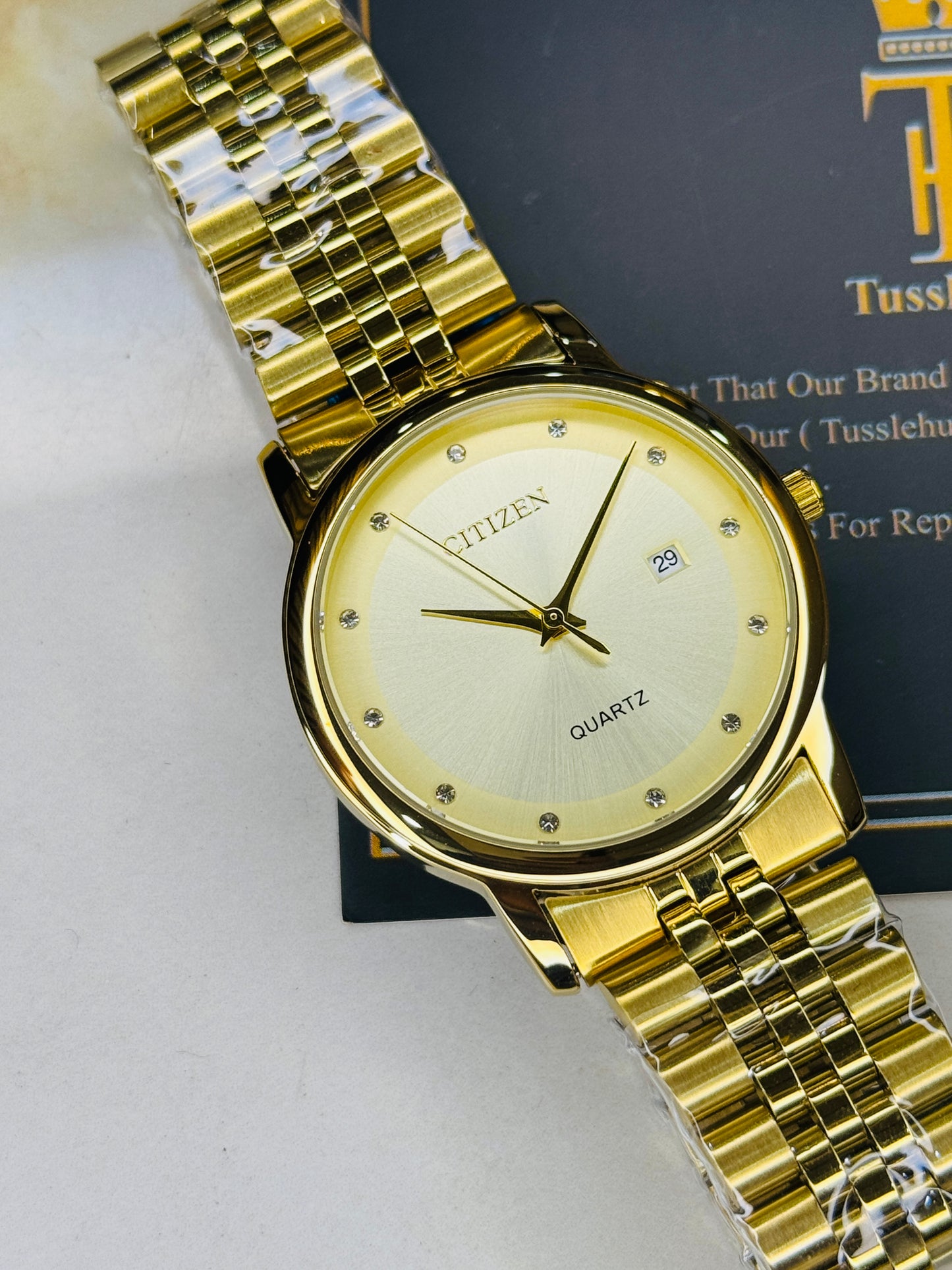 All Gold Citizen Prestige Watch