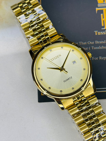 All Gold Citizen Prestige Watch