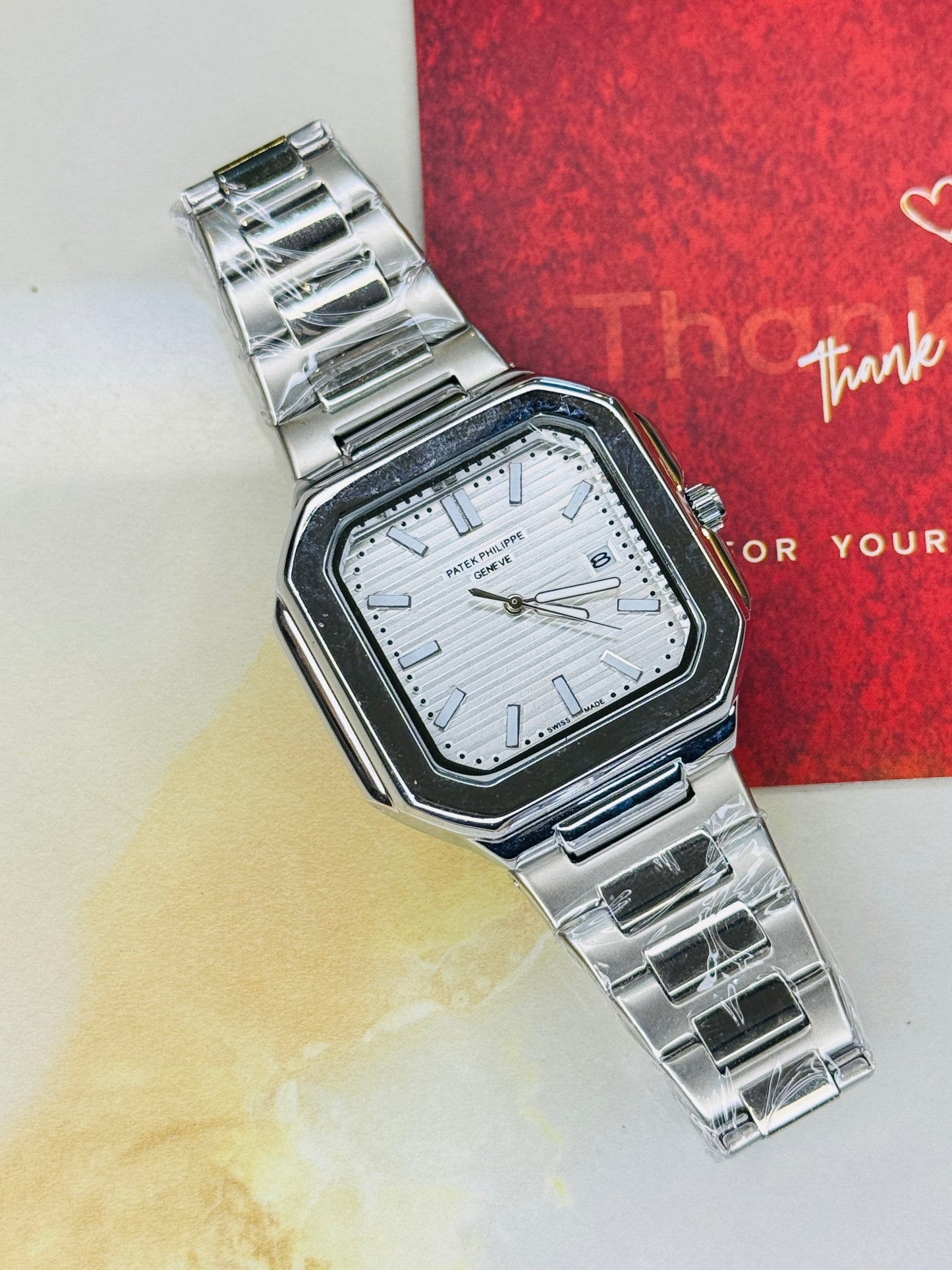 Old Money Patek Square Watch