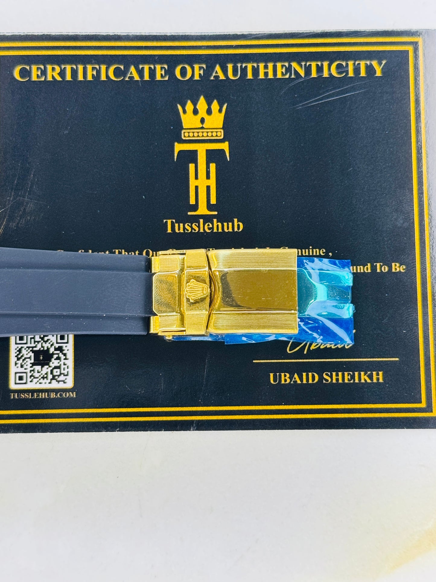 Gold Bezel Black Yatchmaster Watch