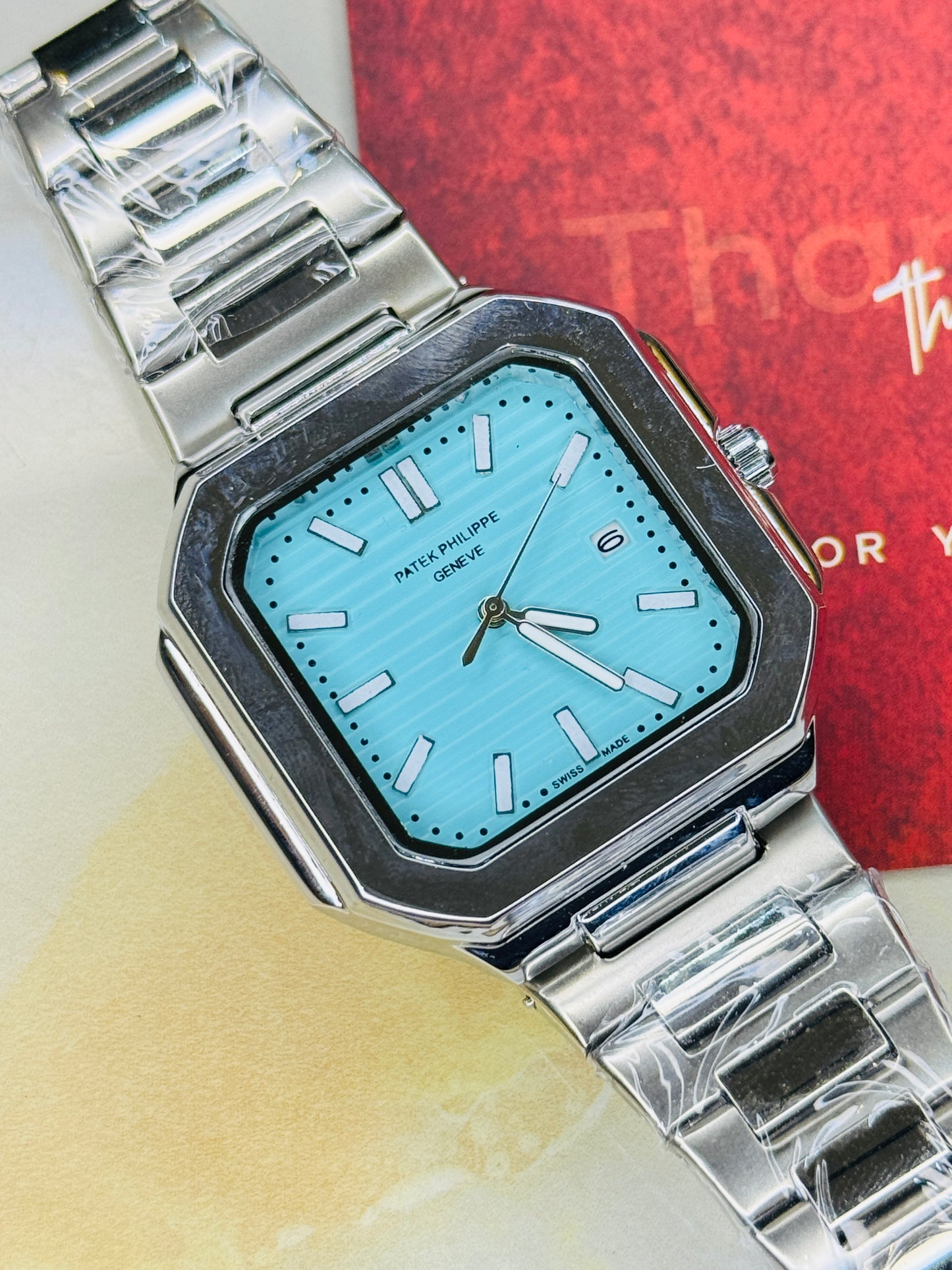 Old Money Patek Square Watch