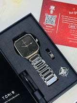 Tomi S3 Square Chain Gift Set Watch