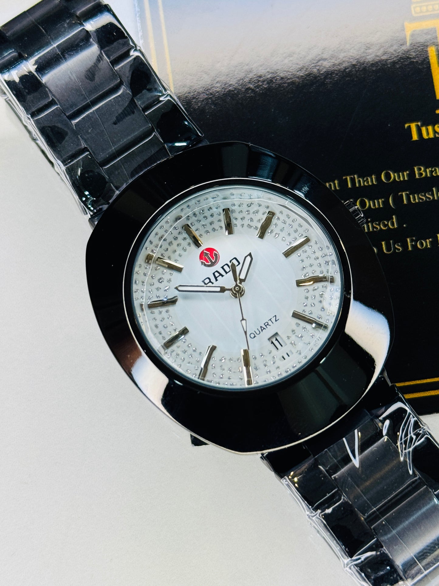 DiaStar Black Rado Quartz Watch