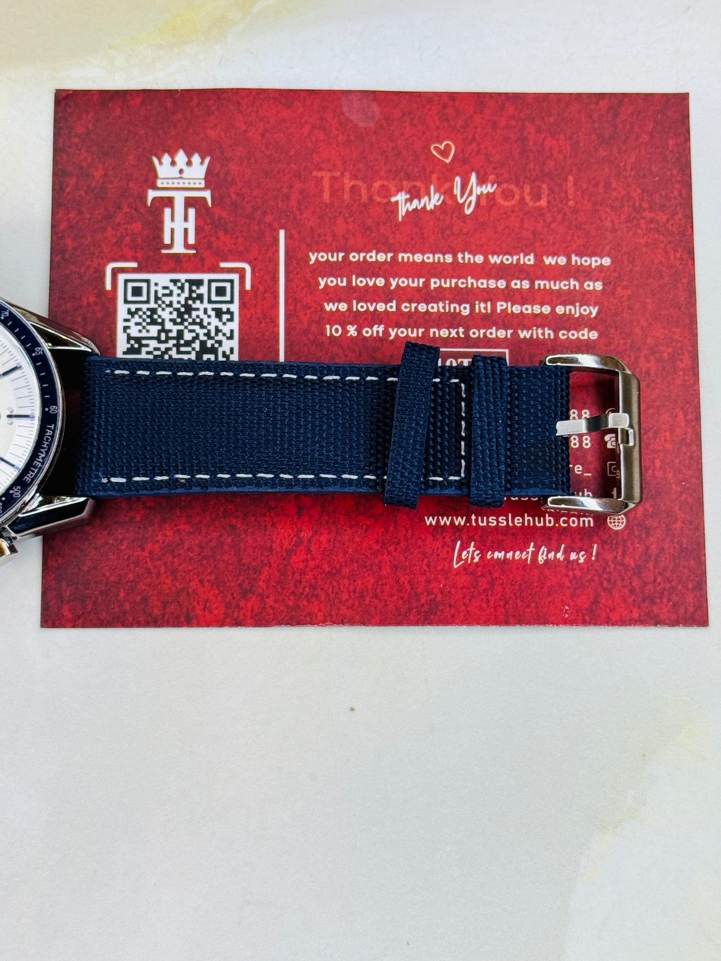 Omega 50th Anniversary Aqua Blue Chronograph Watch