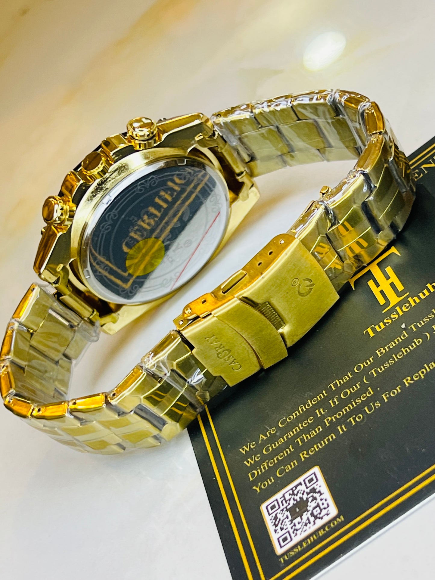 Tachy Gold White Cassray Watch