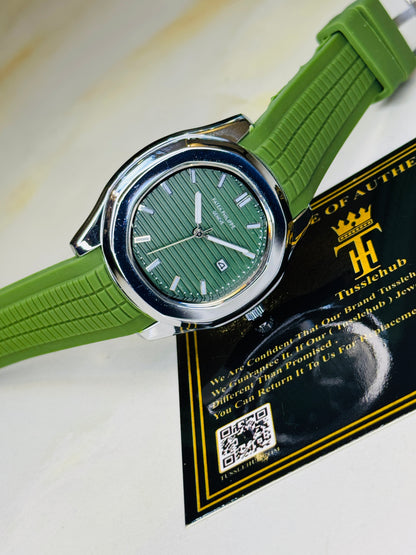 Army Green Aquanaut Watch