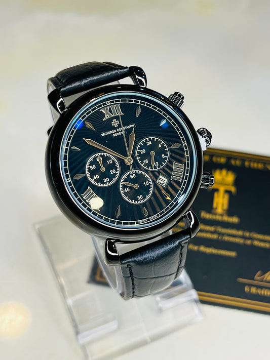 Constantin All Black Chronograph Watch