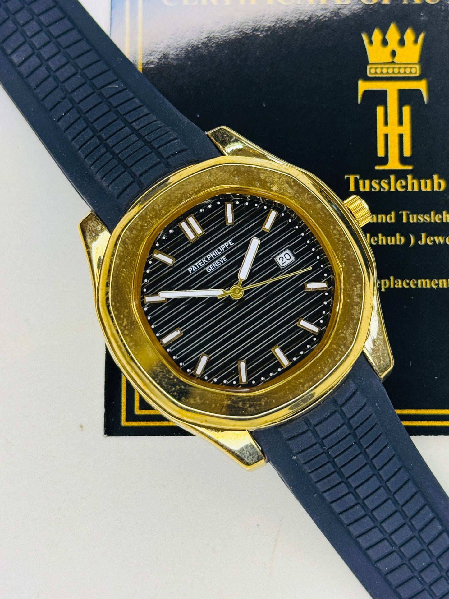 Black Gold Black Aquanaut Watch