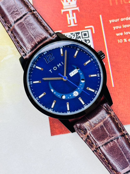 Brown Sapphire Tomi Crescent Watch