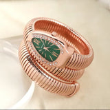 Gold Serpentine Watch For her