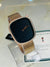 Tomi Rose gold Mesh Strapped Pebble Watch