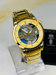 All Gold Skeleton Rolex Watch