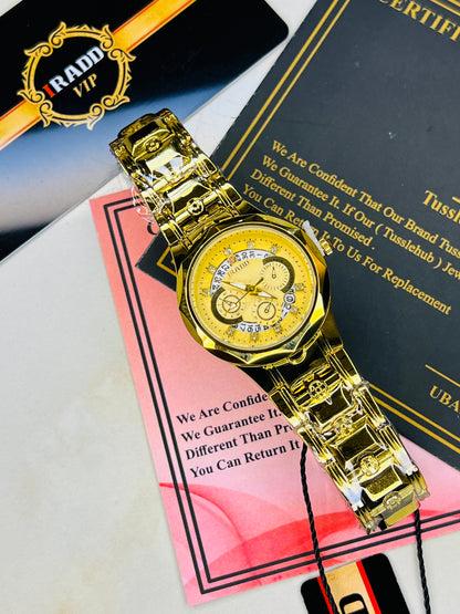 Gold Rado Octagonal Watch For Her