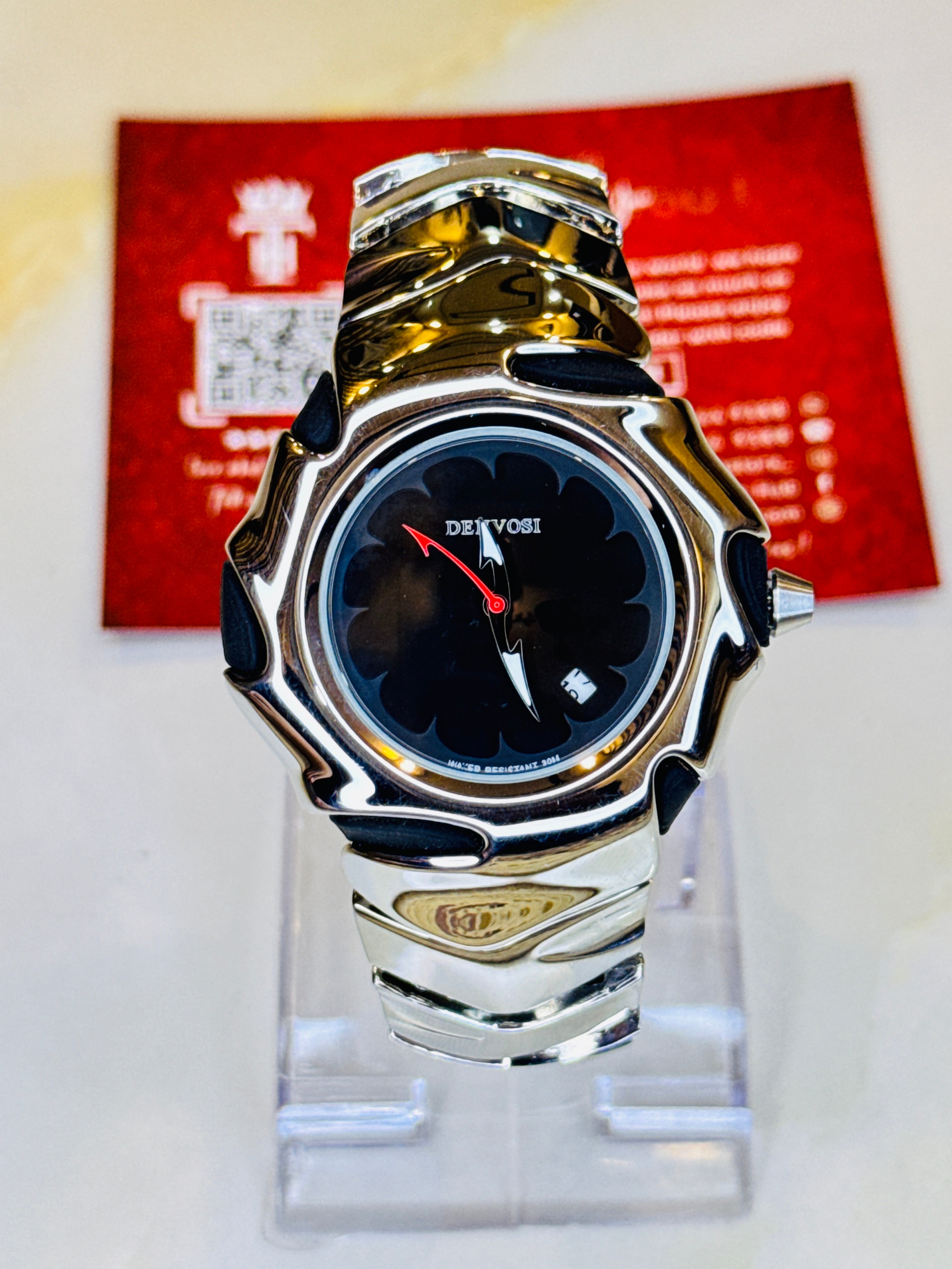 Silver Black Venom Watch