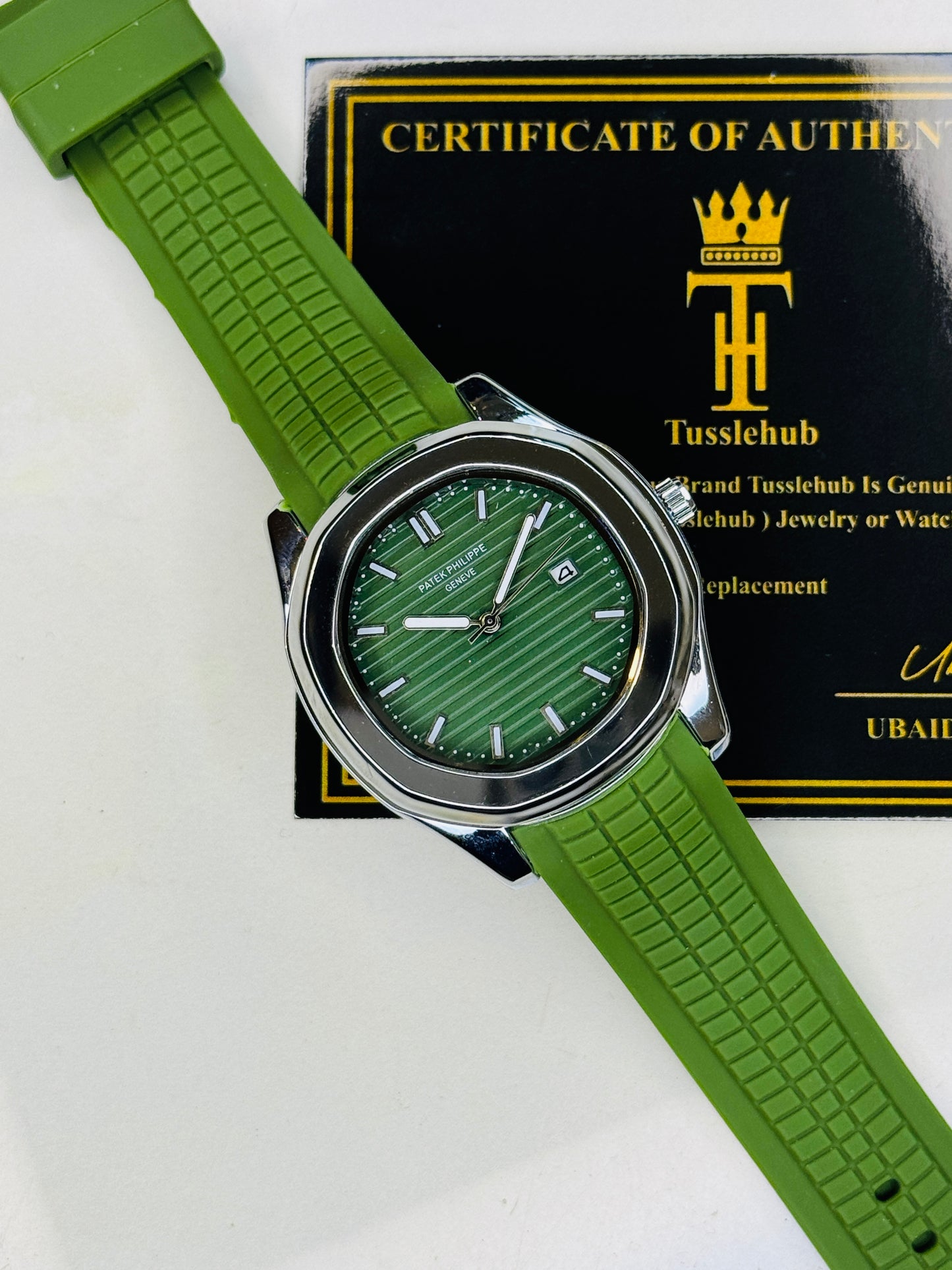 Army Green Aquanaut Watch