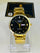 Gold Black Axiom Couple Watch