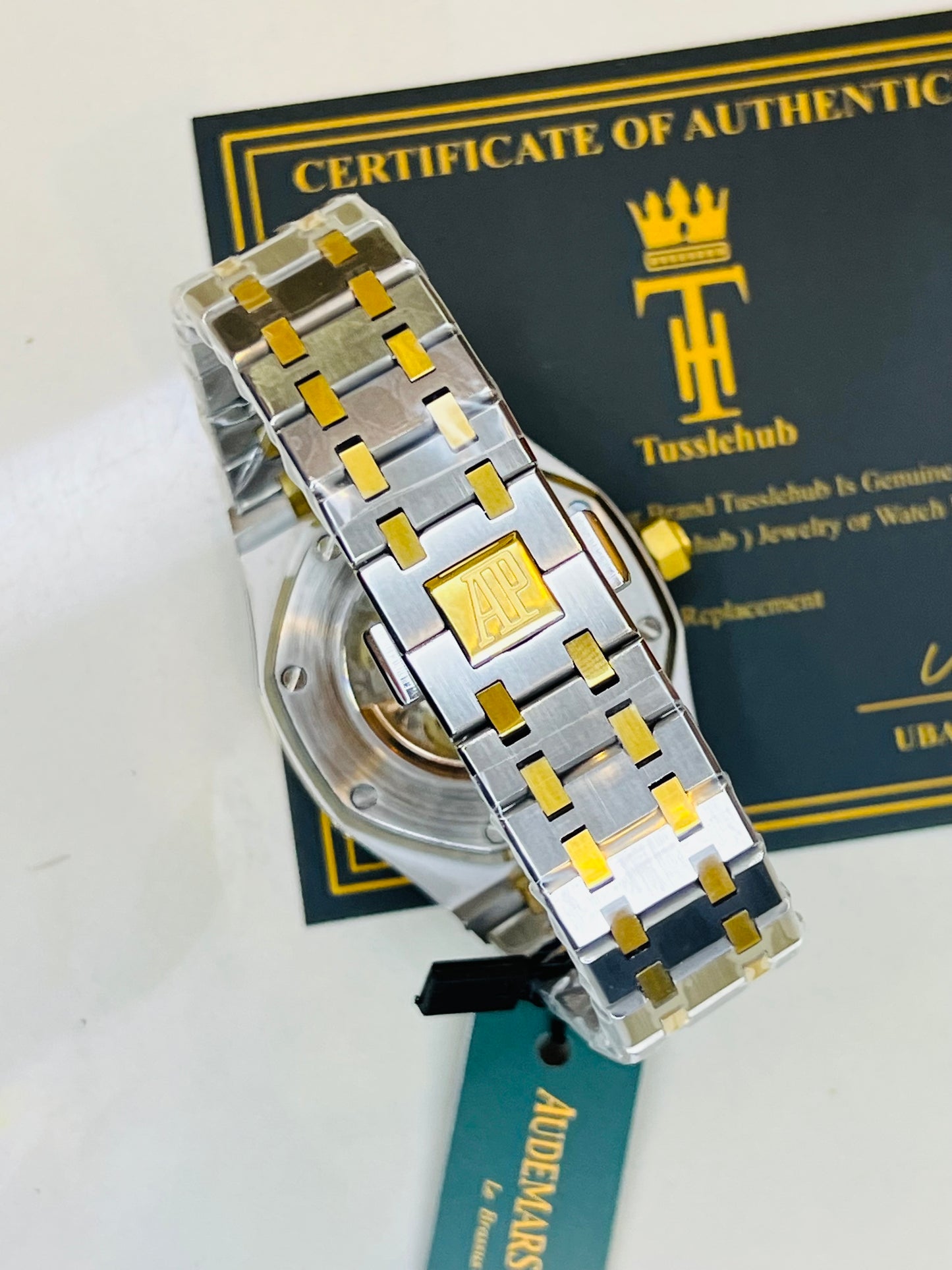 AP Two Tone Automatic Blue Dial Super Clone Watch