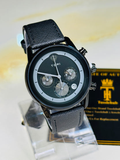 Tomi S6B All Black Gift Set Watch
