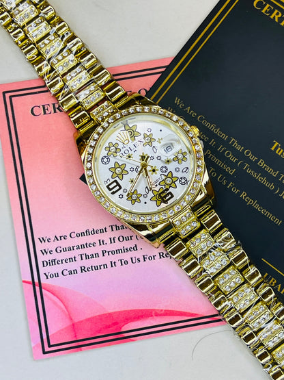 Gold Star Dial Rolex For Her