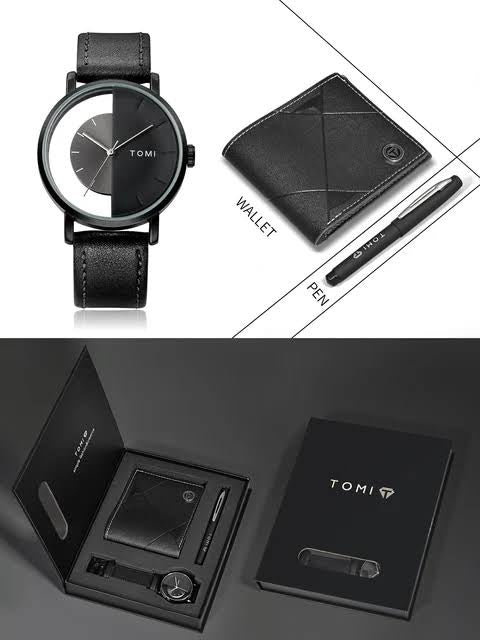 Tomi S8 All Black Half Dial Gift Set