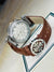 Brown Silver Double Watch ( Two Dials Watch )