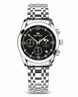 Bestwin Two Tone Black Chronograph Watch