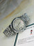 Silver Grey Day Date Roman Grey Dial Watch