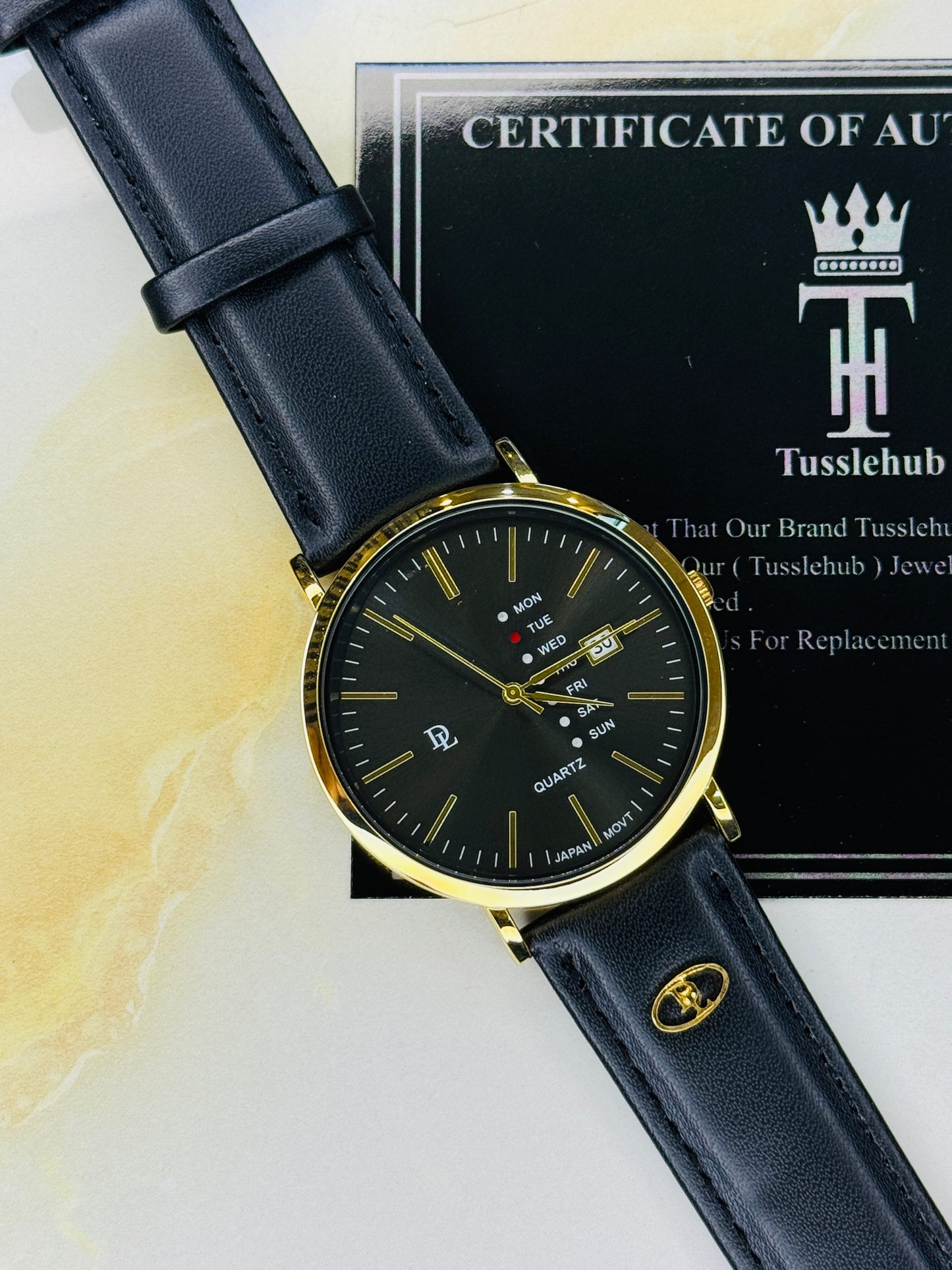 DL Mentor Premium Day Date Watch