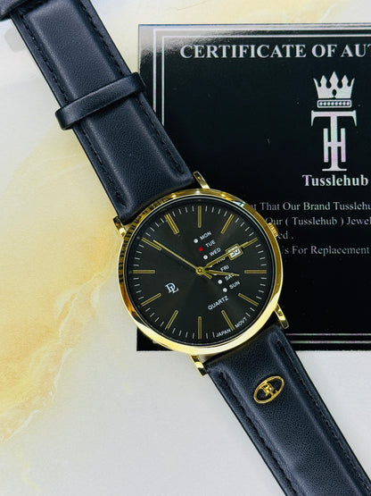 DL Mentor Premium Day Date Watch