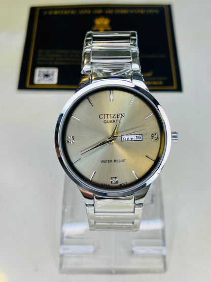 Silver Grey Axiom Couple Watch
