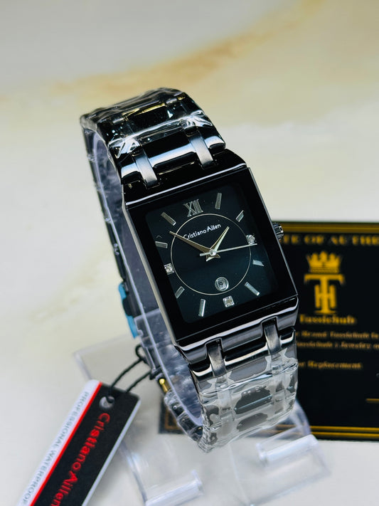 Cristiano Aillen All Black Square Watch
