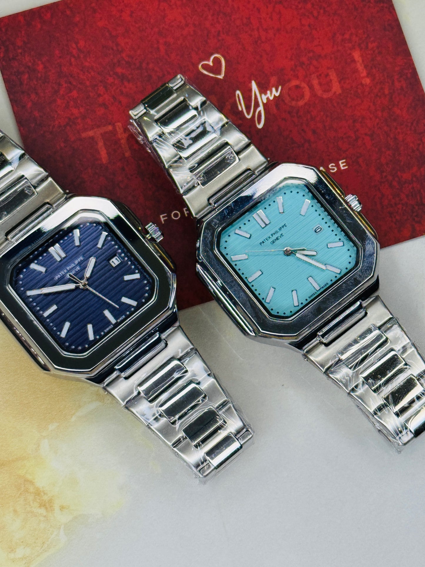 Old Money Patek Square Watch
