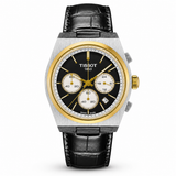 Leather Strapped Tissot PRX 1853 Chronograph Watch