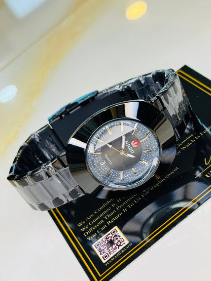 DiaStar Black Rado Quartz Watch