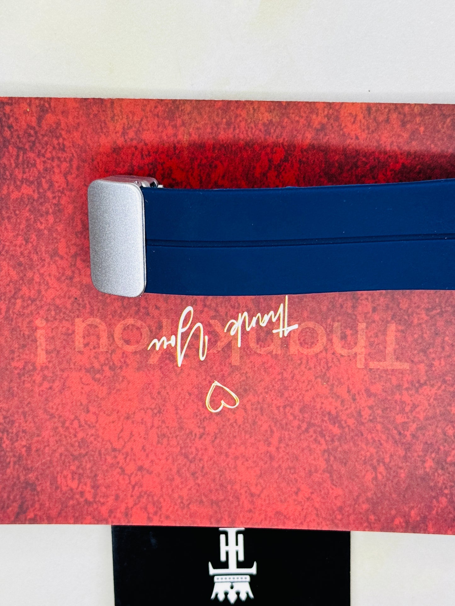 Tomi Blue Tank Magnetic Strap Watch