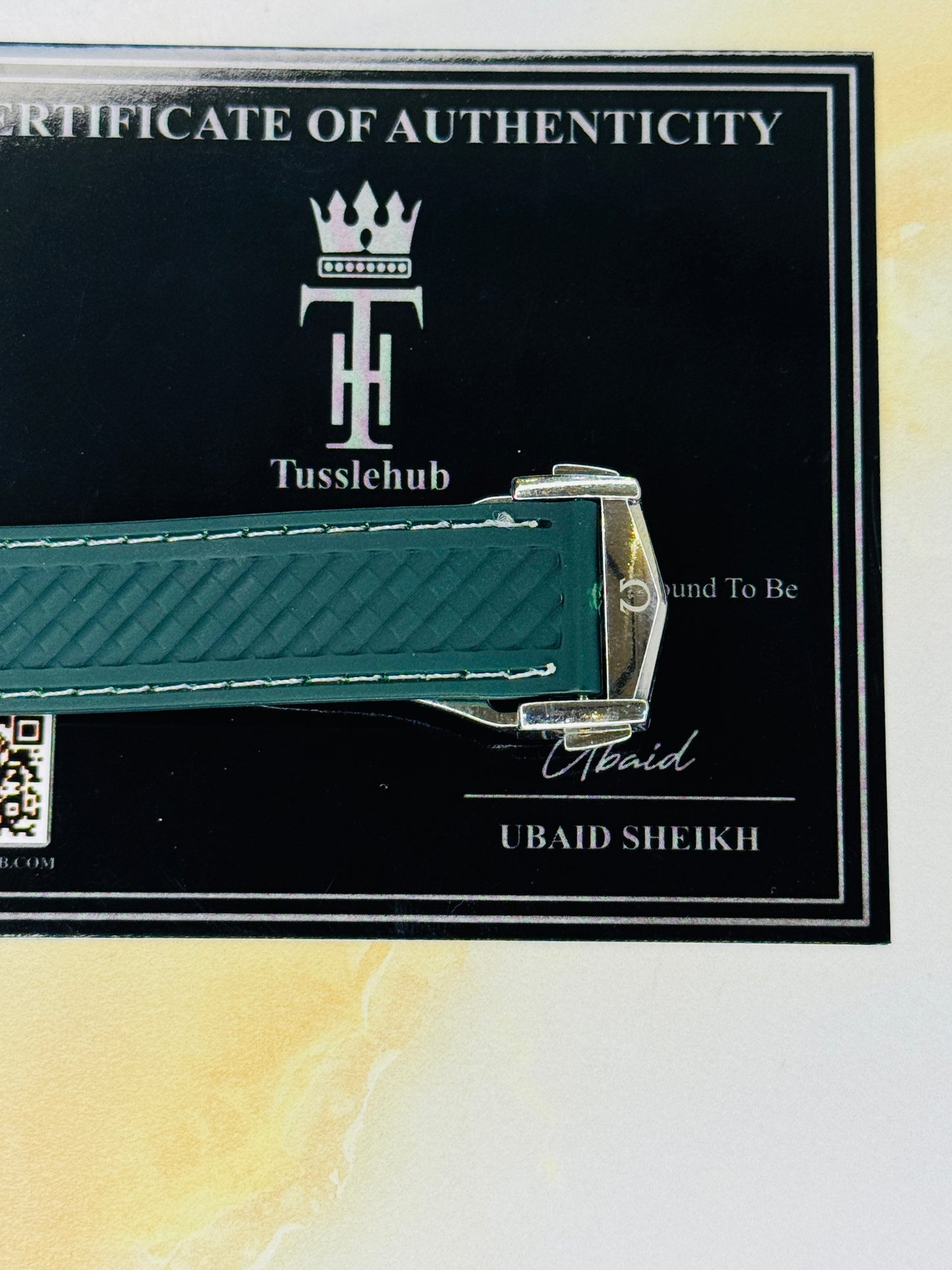 Forest Green Aqua Terra Omega Watch