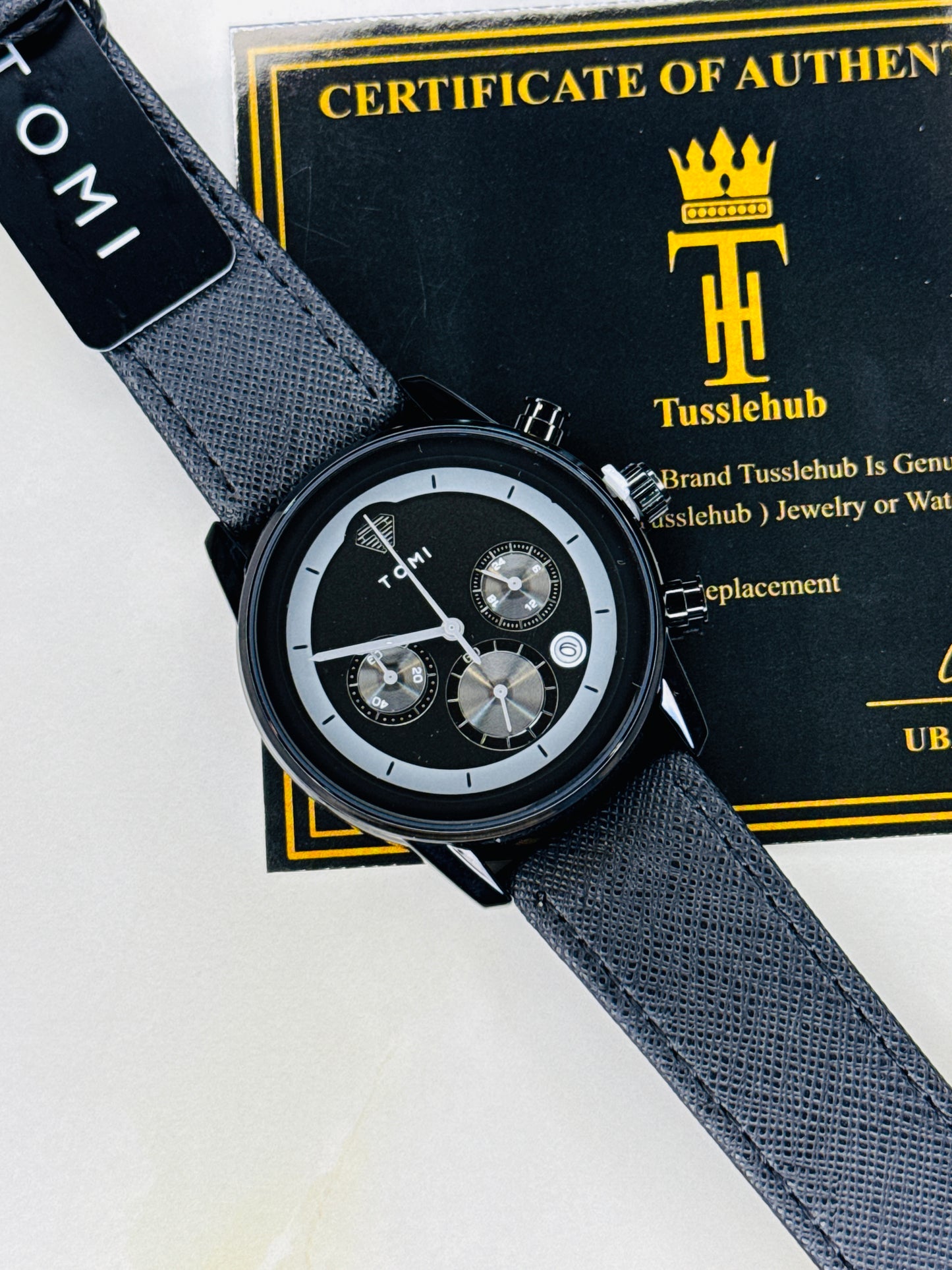 Tomi S6B All Black Gift Set Watch