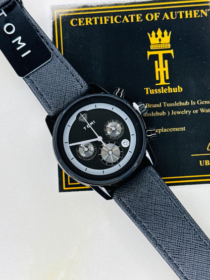 Tomi S6B All Black Gift Set Watch