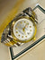 Premium Day Date Two Tone White Dial Watch