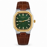 Heritage Ellipse Brown Strap Dress Watch